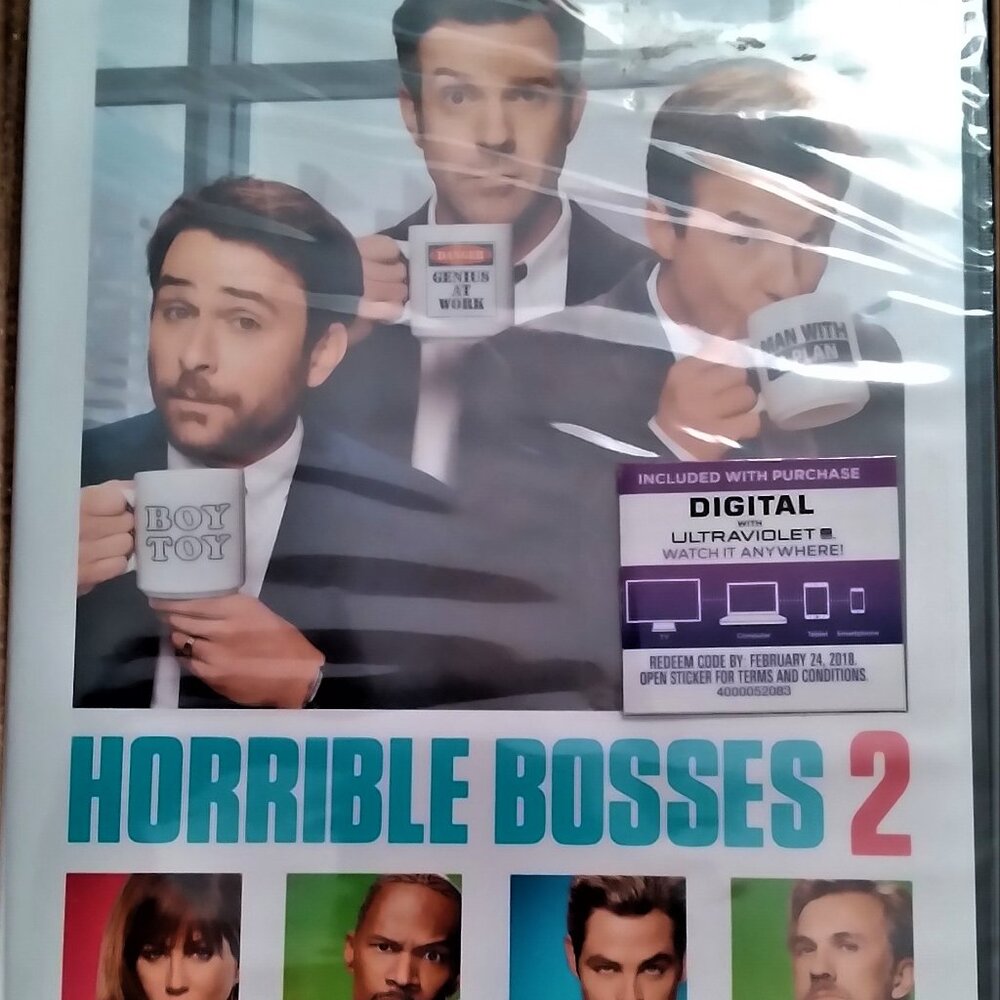 Brand New HORRIBLE BOSSES 2 DVD